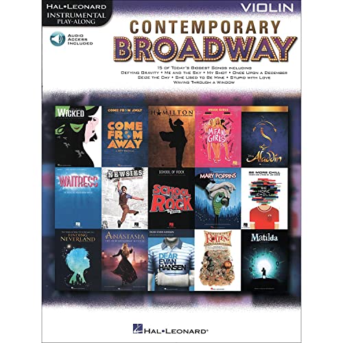 Contemporary Broadway: Instrumental Play-Along for Violin