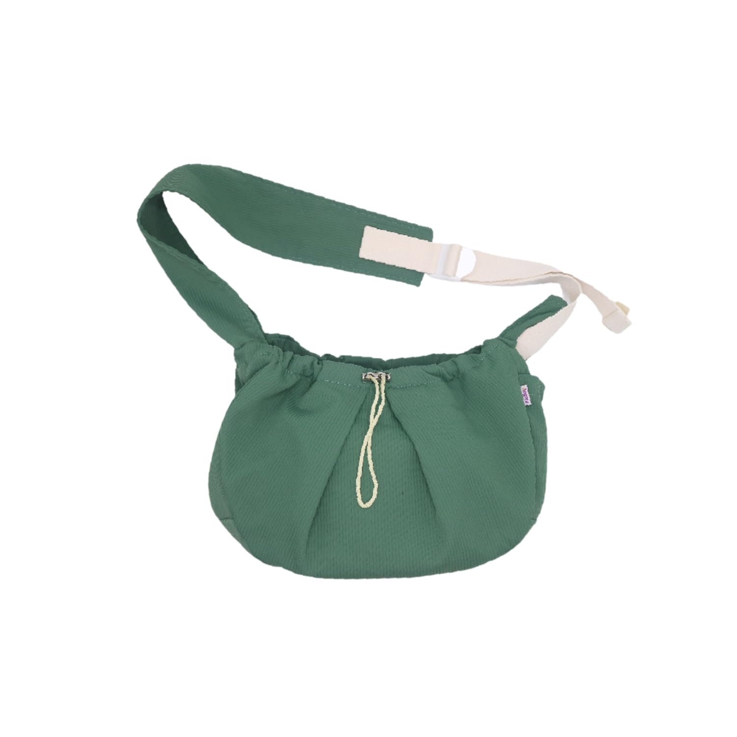 Ferret Sling Carrier - Pet Carrying Bag with Adjustable Strap Hands Free Shoulder Bag Crossbody Travel Slings Soft Small Animal Bonding Pouch Front Backpack for Ferret Rabbit Puppy Kitten (Green) — image 1