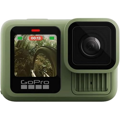 GoPro Limited Edition HERO13 Black in Forest Green - Waterproof Action Camera with 5.3K60 Video, 27MP Photo (Forest Green)