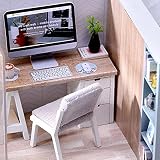 CUTEBEE - Miniatura z meblami z domu lalek, zestaw DIY Dollhouse z drewna tak jak pył i, 1:24 Kreatywna sala dla pomysłu Prezent na Walentynki（Cozy Time）