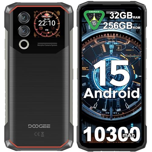Doogee Blade 10 Max Android 15 Rugged Smartphone Unlocked, 256Gb+32Gb