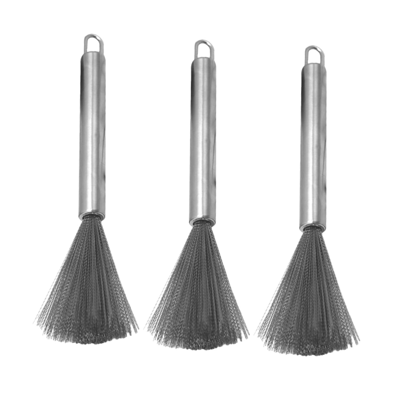 VANZACK Cepillo De Limpieza De Inoxidable Cocina De Utensilios De Cocina Y Sartenes Resistente Y Duradero 3 Piezas X 4
