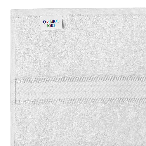 Image of ORIGINAL KIDS Hooded Bath Towel Wrap - Ultra Soft 100% Cotton Kids Towel