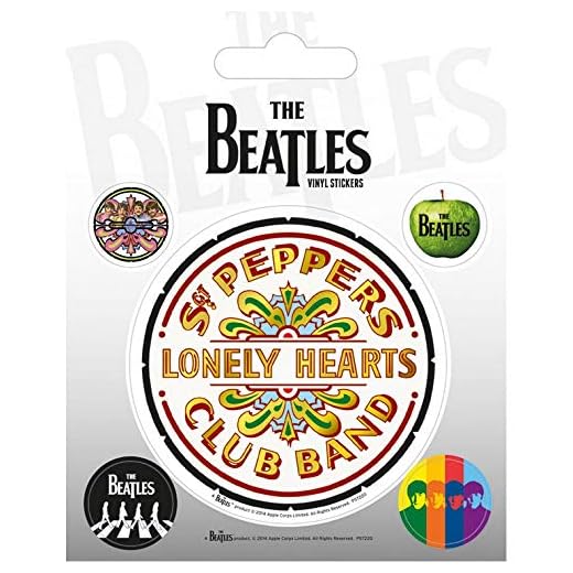 The Beatles Sgt. Pepper Vinyl Stickers