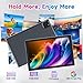 Vyrolinia Tablet Android 15 10 Inch 12GB RAM+64GB ROM/ 1TB Expandable Tablet, 1280 * 800 HD Touch Screen, 5G WiFi6 BT 5.0, 2 in 1 Tablets with Keyboard Case Mouse Stylus (Black)