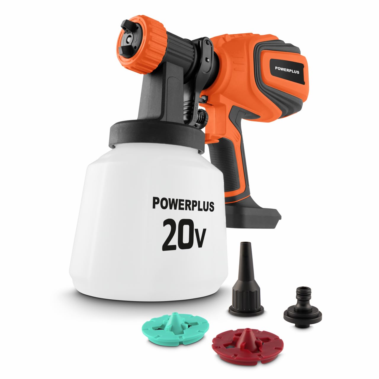 Pistolet pulvérisateur de peinture 20V Powerplus fini les pinceaux qui perdent leurs poils