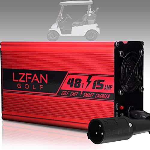 LZFAN Golf Cart Charger, Golf Cart Battery Charger for Club Car Golf