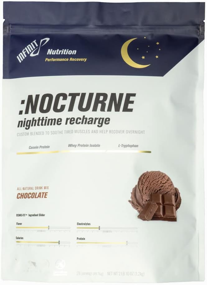 Infinit Nutrition :Nocturne-Muscle Repair and Rebuild Overnight with Protein Blend and BCAA’s