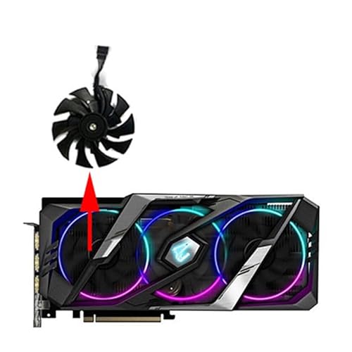 Graphics Card 95mm PLD10015B12H Cooling Fan Replacement Compatible with RTX 2060 2070 2080 Ti Super 8G Graphics Card Cooling(A)