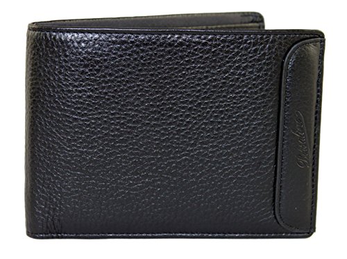 Preisvergleich Produktbild Borsalino Geldbörse Geldbeutel Portemonnaie im Geschenkbox Leder 0091 Schwarz