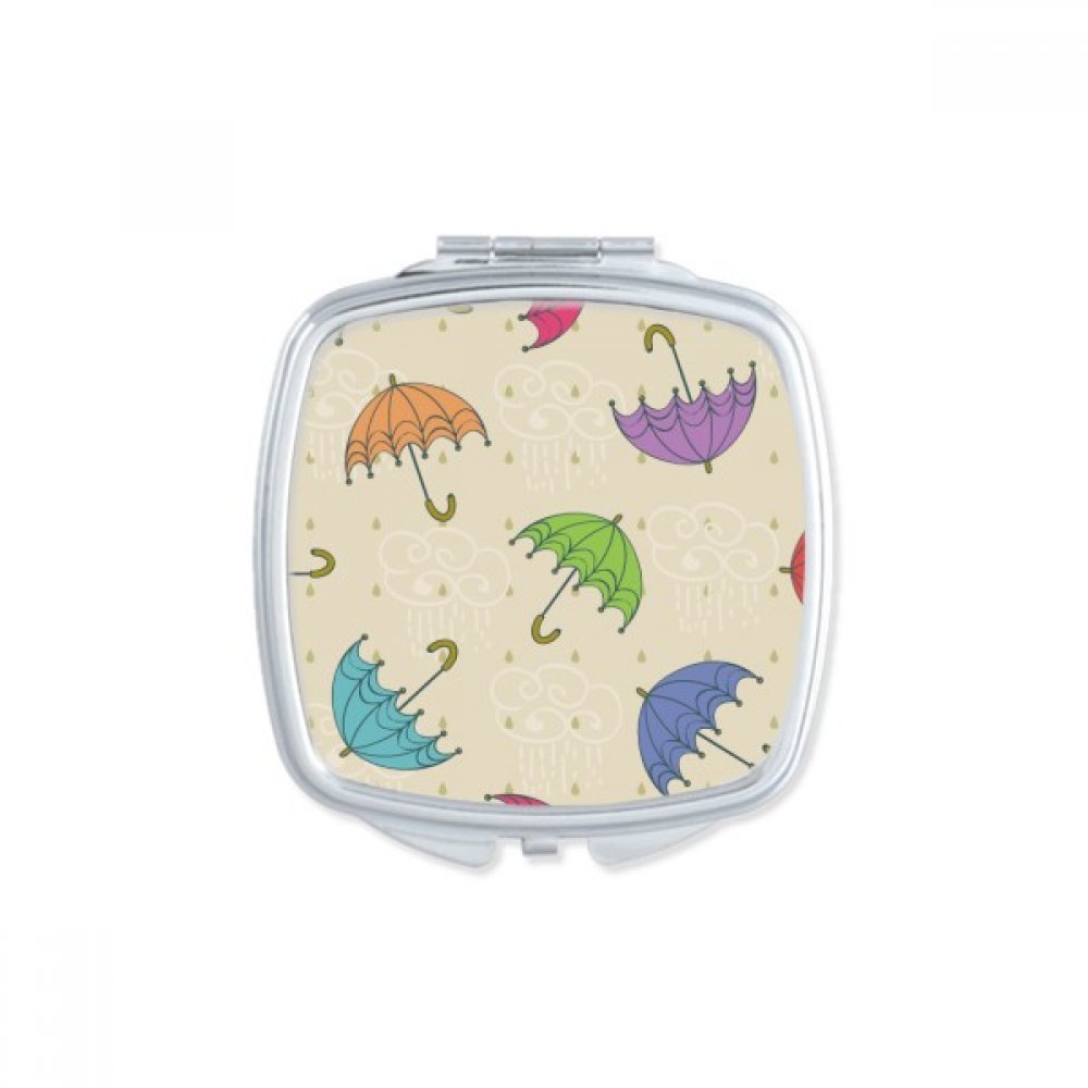 Miroir de Maquillage Carré Compact pour Éviter les Retouches Ratées en Déplacement