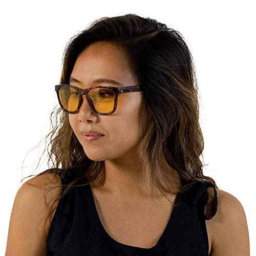 VITENZI Night Vision Glasses for Men and Women Anti Glare Safety for Night Day Driving HD Yellow Tinted Sunglasses Turin2