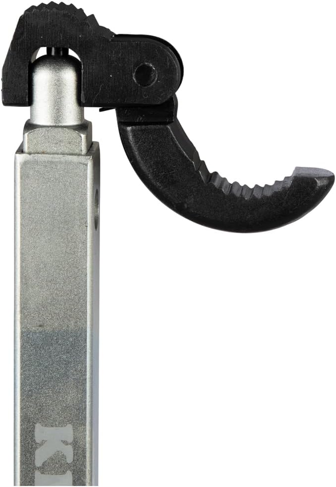 Klein Tools 68232 Telescoping Basin Wrench, Adjustable 10-17-Inch Plumbing Wrench with 1-1/4-Inch Jaw Capacity, Ideal for Hard to Reach Spaces