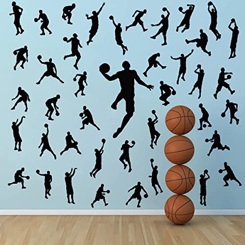 Vinilo decorativo deportivo silueta jugador de baloncesto miniatura 7