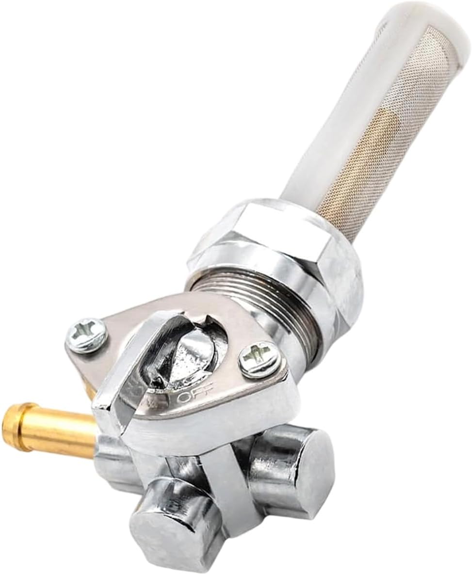 Fuel Petcock, Aluminum Manual Shutoff OE 62167-81 62163-75 Oil Tank Switch Part