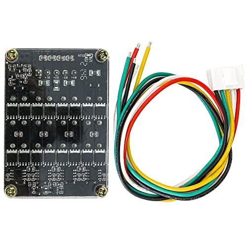 5A 3S 4S 12V Battery Active Equalizer Whole Group Balancer LiFePO4 LFP Lipo Li-ion Lithium Active Battery Energy Transfer Equalization Capacitor Balancer PCB Module with Acrylic Protective Case4