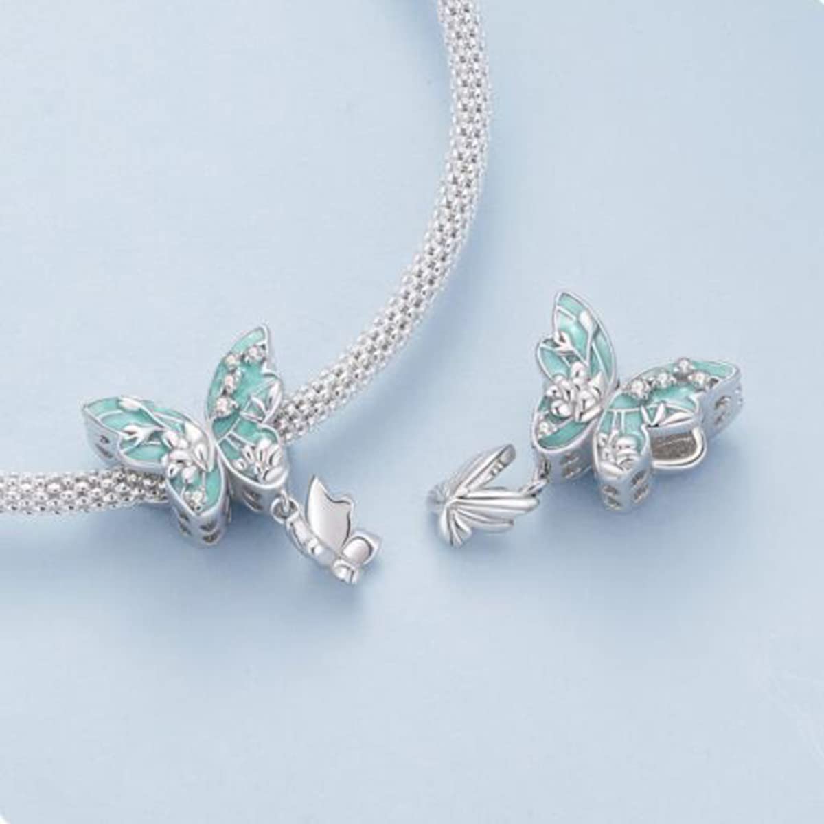 Motte Marienkäfer Biene Hunde Charm 925 Sterling Silber Tier Charms für Pandora Armbänder Frau Halskette Anhänger Perlen