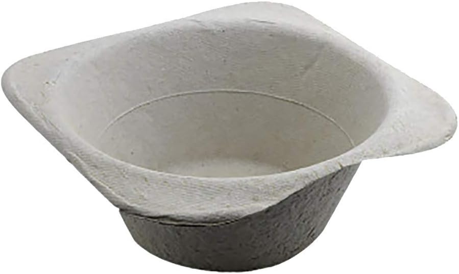 Easy Care Solutions | Disposable Pulp Sick Bowls with Wide Rim (50 Pack) 1000ml