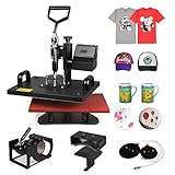 schulze textilpressen Digitaler LED-Controller, Timer und Temperaturvoreinstellung Intelligenter Audioalarm nach Abschluss der Übertragung