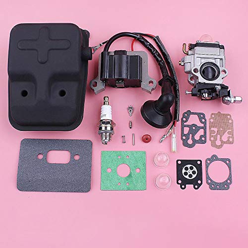 Kit de réparation carburateur et bobine d'allumage pour débroussailleuse 40-5 43cc