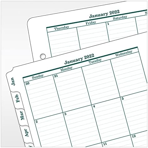 FranklinCovey - Original Planner | 2-Page Per Day - Ring-Bound (Classic, Jan 2022 - Dec 2022)