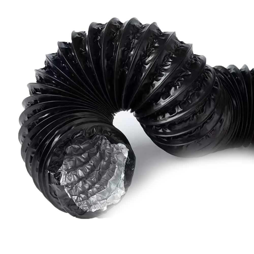 Tubo flessibile di sfiato dell'essiccatore condotto in alluminio per ventilazione HVAC, tubo di scarico resistente da 7 m, condotto d'aria isolato