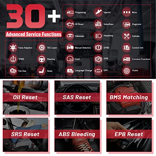 Autel Scanner Maxidas Ds808K Obd2 Diagnostic Scan Tool With $200 Adapters, 2023 Upgrade Of Mp808 Ds808 Ds708 Ms906, Bi-Directional Control, Ecu Coding, All Systems Diagnosis, 30+ Service, Fca Autoauth #TOP4