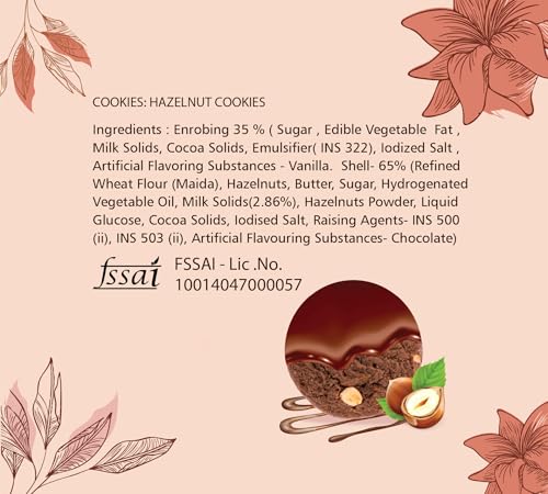 Image of Unwrap Happiness Oh Crumb Dunkin Delight Hazelnut Cookies Rich Choco Layer| Soft Center | Gourmet Treat for Tea-Time| Gifting & Snacking | Freshly Sealed Pack 160g