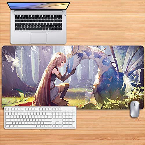Preisvergleich Produktbild KaiWenLi Shadowverse - Alyssa mit einem Drachen / Anime-Charakter Cartoon-Mausunterlage / Maxi-Version / Wasserdicht, Anti-Rutsch, Anti-schmutzig / E-Sport, Gaming, Office-Dedicated