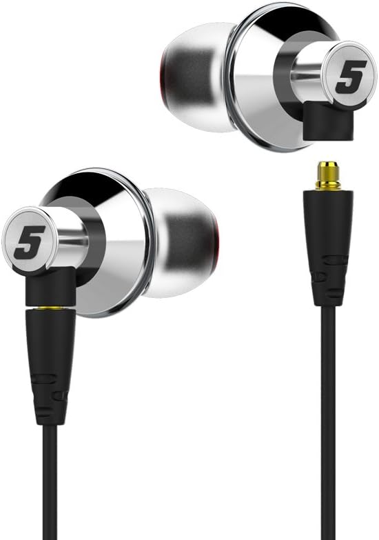DUNU DN-Titan 5 Hi-Res Audio Titanium Diaphragm Driver In-Ear Earphones with Full Defined Vocal and Clear Imaging Sound