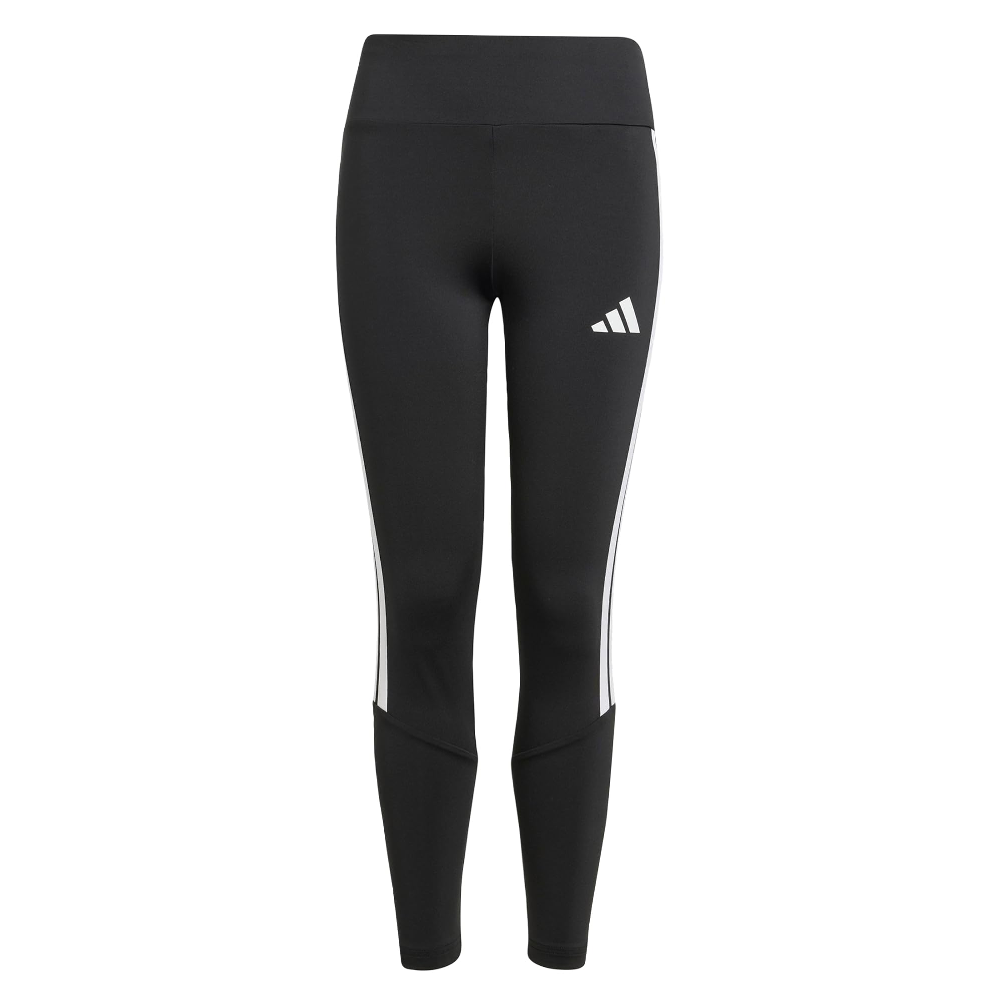 adidas Girl's TRAIN ESSENTIALS 3-STRIPES LEGGINGS, Black/White, 13-14 Years