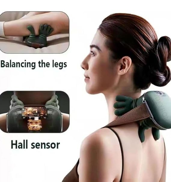 Image of Small Neck and Shoulder Relaxer, Cervical Traction Device for TMJ Pain Relief and Cervical Spine Alignment, Chiropractic Pillow Neck StretcherX Ergonomic Traction (Green Dr,Trust)