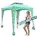 EasyGo Cabana - 6' X 6' - Beach & Sports Cabana Keeps You Cool and Comfortable. Easy Set-up and Take Down. Large Shade Area. More Elegant & Classier Than Beach Umbrella (Pineapple)