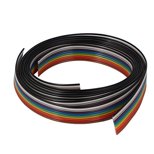 Cable plano IDC 10 pines 80 cm Aexit pack 2 miniatura 1