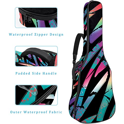 Hondank Housse de transport étanche pour guitare avec bandoulière réglable Motif poissons et animaux marins, Multicolore… - Les Beatles, Paul McCartney, John Lennon, RIngo Starr, George Harrison Hondank Housse de transport étanche pour guitare avec bandoulière réglable Motif poissons et animaux marins, Multicolore… – Image 5