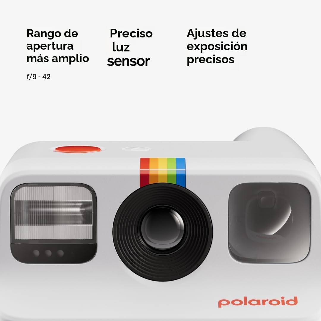Polaroid - Paquete de cámara instantánea Go Gen 2 Negra + Clip Negro