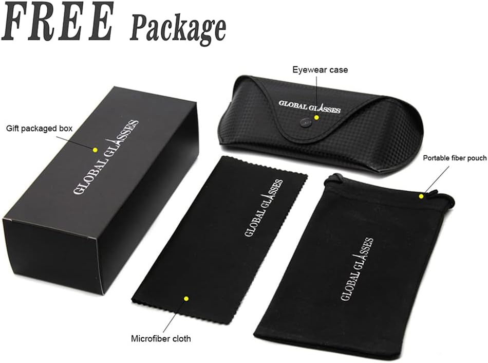 Retro Square Sunglasses for Women Trendy Polarized Sunglasses Ladies Shades UV Protection Thick Frame