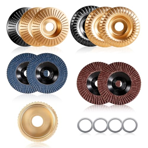 JoulWave 15-Piece Wood Carving Disc Kit