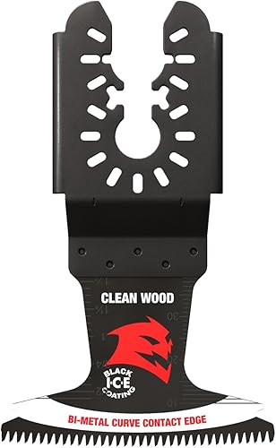 Diablo Demo Demon - Cuchilla oscilante bimetálica universal para madera limpia, ancho de corte de 2-1/2 pulgadas, profundidad de corte de 1-1/2