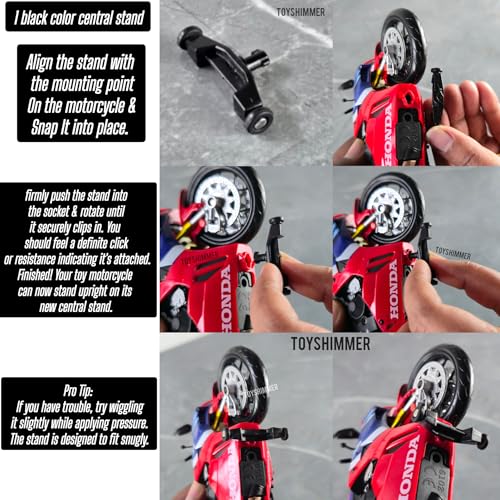 Image of Hoda CBR1000RR-R Firblade SP Superbike Sporty Diecast Motorcycle Model, 1:12 Scale, Red & Blue Color
