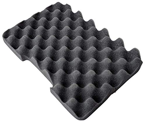 Cedar Mill Fine Firearms Replacement Egg Crate Foam for Gun Case Thick Padding Inserts Pistol Handgun Accessories Quality Protective Safe Lockable Storage Waterproof Box for Air Flight Travel