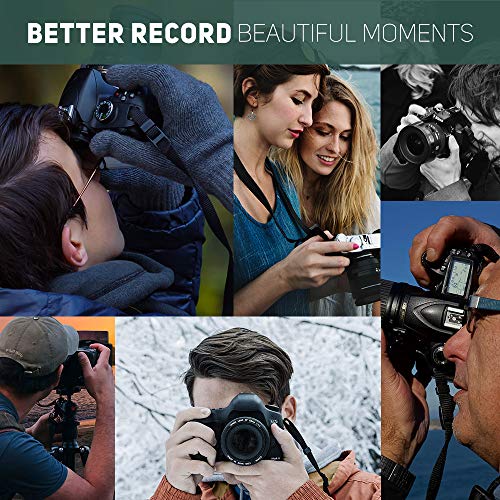 RuleaxAsi Alça da câmera com fivelas de liberação rápida, Corda de câmera ajustável Compatível com G