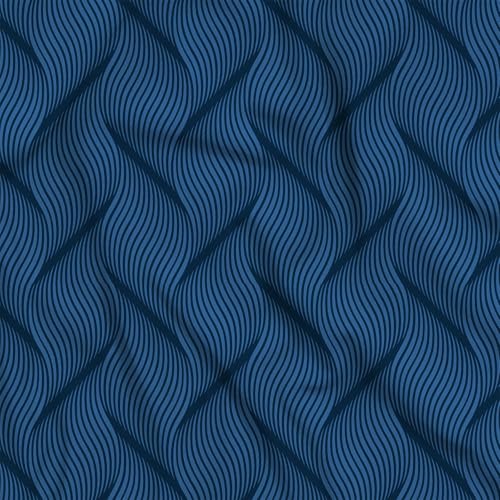 Image of BOUTIQUE LIVING India Radiance Cotton Blend 825 CVC Navy Blue King Bedsheet with 2 Pillow Covers
