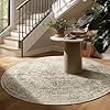 Amazon.com: 6ft Washable Round Rugs for Bedroom: Circle Living Room Rug ...