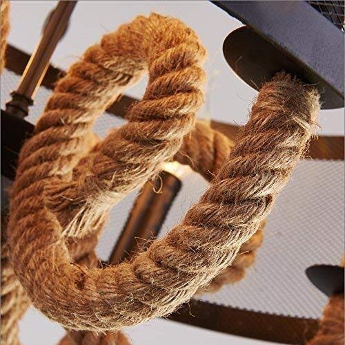 ZHENYUE Chandeliers ® Vintage Industrial Pendant Ceiling Light Steampunk Retro LOFT Creative Iron Cage Hemp Rope Candle Chandelier 6 Lights Bar Clothing Store Cafe Decoration Lighting Chandelier ZHENY steampunk buy now online ZHENYUE Chandeliers ® Vintage Industrial Pendant Ceiling Light Steampunk Retro LOFT Creative Iron Cage Hemp Rope Candle Chandelier 6 Lights Bar Clothing Store Cafe Decoration Lighting Chandelier ZHENY steampunk buy now online