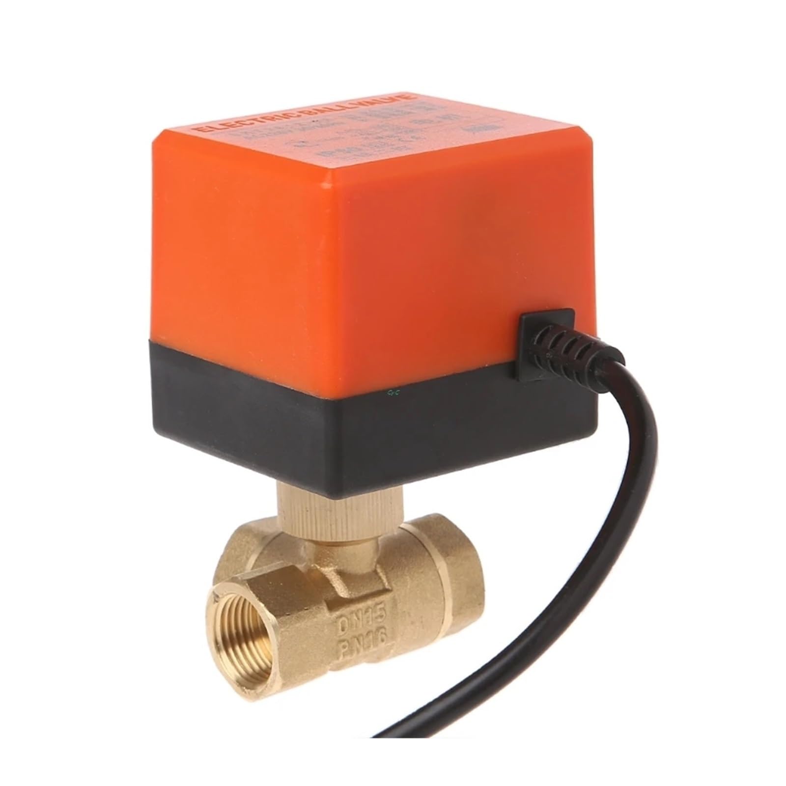 Valve motorisée Vanne à boisseau sphérique motorisée 1/2", 3/4", 1", 1-1/4", 1-1/2", 2", vanne à boisseau sphérique électrique en laiton à 3 fils et 2 commandes, vanne à boisseau sphérique motorisée à
