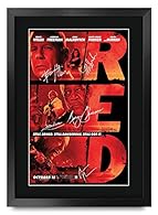 ✯ A GIFT THEY'LL ACTUALLY LOVE - Be a legend with this signed printed poster of one of the mega blockbuster movies, RED. A starstruck present for them and top present-giving points to you! ✯ YOU WON'T FIND A BETTER PRODUCT FOR THE PRICE - Just like t...