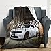 Muscle Car Vehicle Hellcat White Stance Modified Car Blanket Super Soft Flannel Lightweight Cooling Blankets for Boys and Girls Flannel Soft Bedding 40