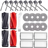 CHIKIXSON Saros 10R Replacement Parts & Accessories for Roborock Saros 10R Robot Vacuum, 24 Pack Quality Accessories for Better Cleaning Performance
