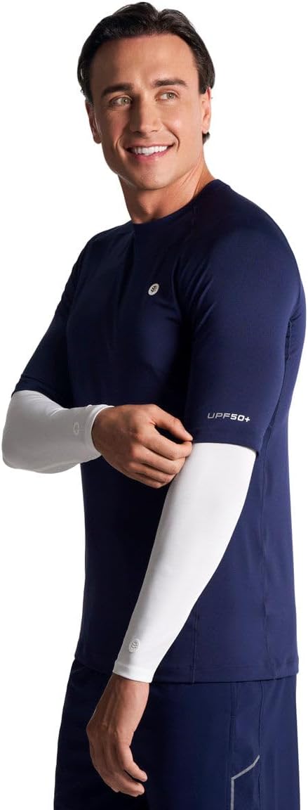 Coolibar Men's Performance Arm Sleeves - UPF 50+ Sun Protection - MaxShield